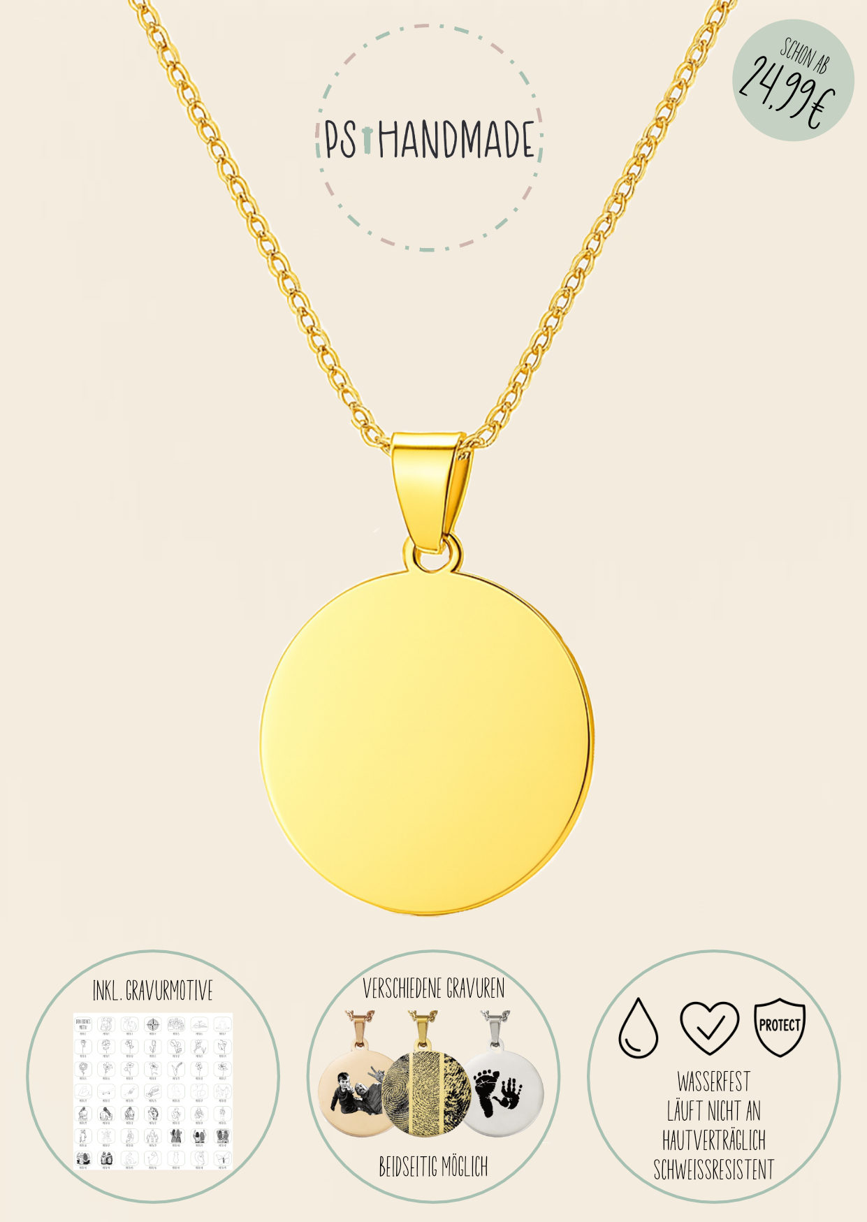 Rund Kette Gold